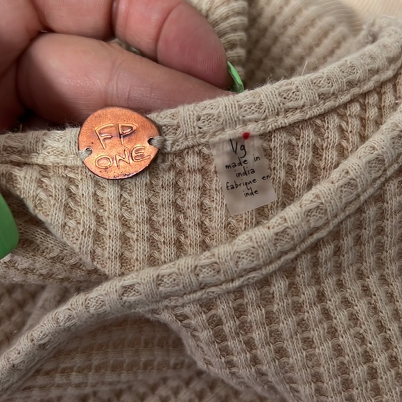 Free People ruched dress cream size XSmall, Medium and Large - Picture 8 of 9